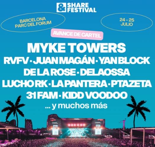 Cartelera 2026. Fuente: Share Festival.